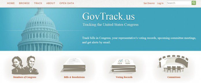 govtrack site pic